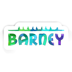 Rowboat Sticker Barney Image