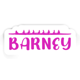 Rowboat Sticker Barney Image