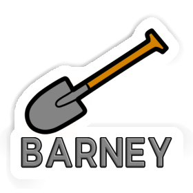 Shovel Sticker Barney Image