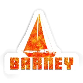 Sailboat Sticker Barney Image