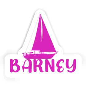 Sailboat Sticker Barney Image