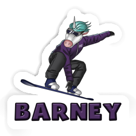 Sticker Barney Boarder Image