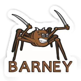 Barney Sticker Fighting Spider Image