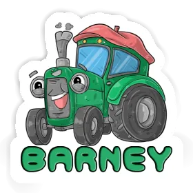 Tractor Sticker Barney Image