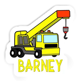 Sticker Vehicle Crane Barney Image