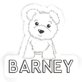 Westie Sticker Barney Image