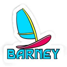 Barney Sticker Windsurf Board Image