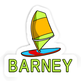 Windsurf Board Sticker Barney Image