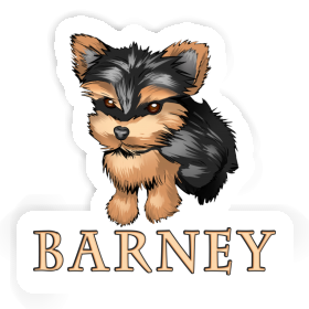 Barney Sticker Yorkshire Terrier Image