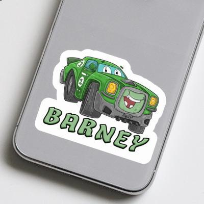 Sticker Race car Barney Gift package Image