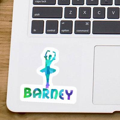 Sticker Barney Ballerina Image