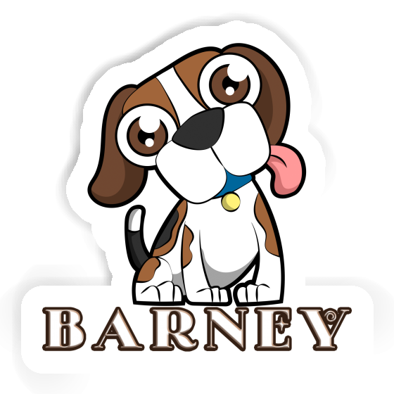 Barney Autocollant Beagle-Hund Notebook Image