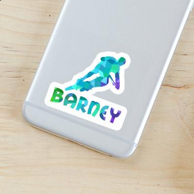 Sticker Biker Barney Notebook Image