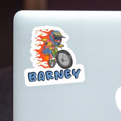 Aufkleber Barney Biker Notebook Image