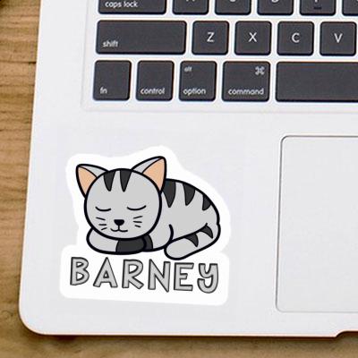 Barney Sticker Cat Laptop Image