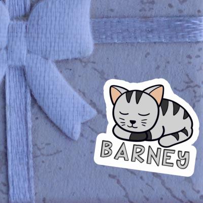 Barney Sticker Cat Image