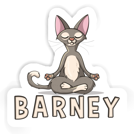 Sticker Barney Yoga Notebook Image