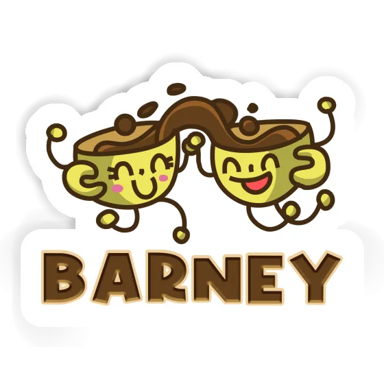 Sticker Coffee Barney Notebook Image