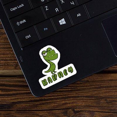 Dino Sticker Barney Laptop Image