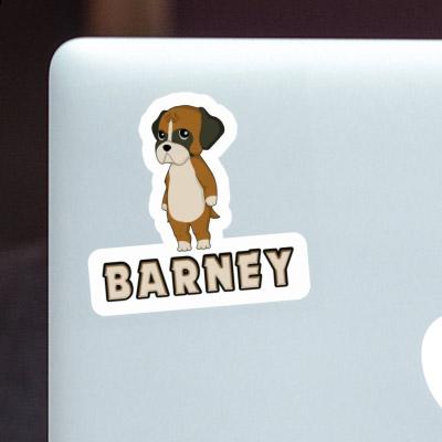 Deutscher Boxer Aufkleber Barney Laptop Image