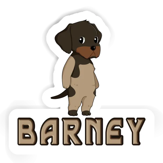 Sticker Barney German Wirehaired Notebook Image