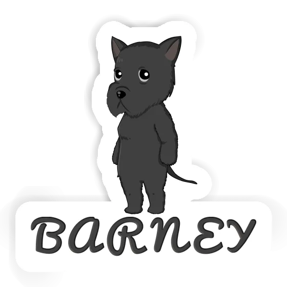 Sticker Barney Giant Schnauzer Laptop Image