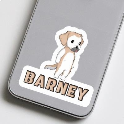 Barney Autocollant Golden Retriever Gift package Image