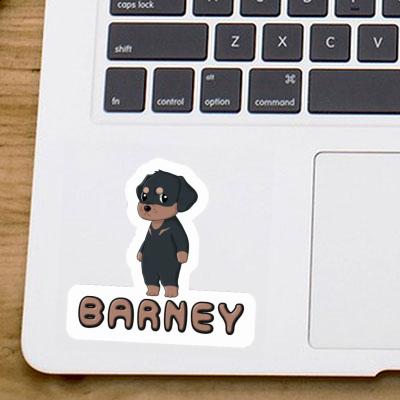 Autocollant Barney Rottweiler Gift package Image