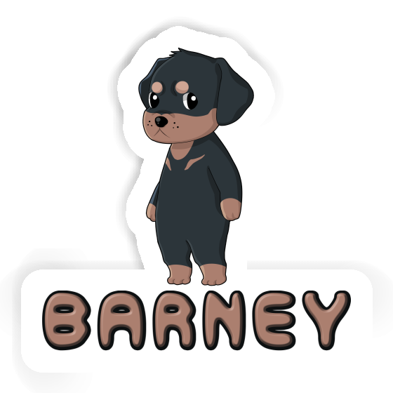 Aufkleber Barney Rottweiler Notebook Image