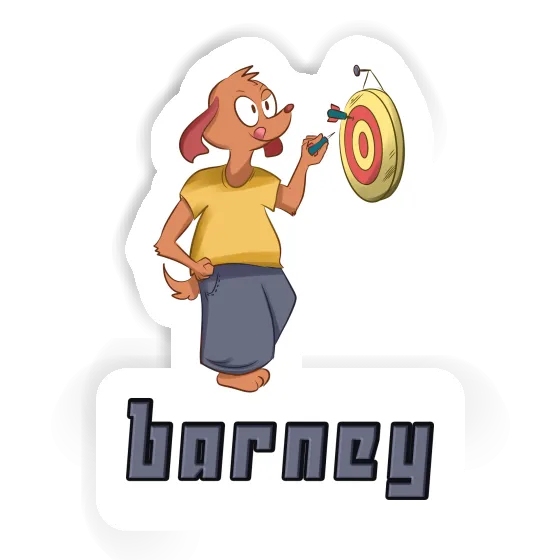 Barney Sticker Darts Player Gift package Image