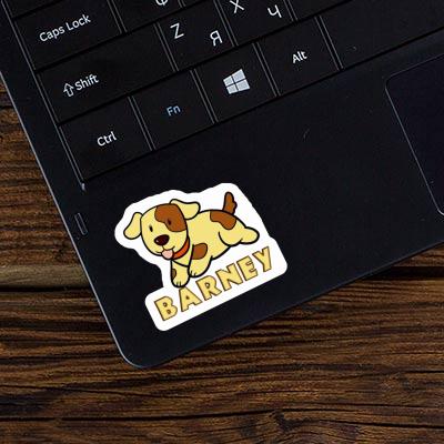 Sticker Hund Barney Notebook Image