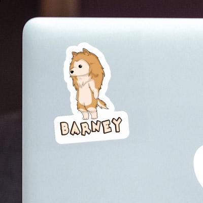 Sticker Barney Collie Laptop Image