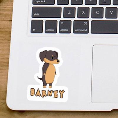 Sticker Dachshund Barney Gift package Image