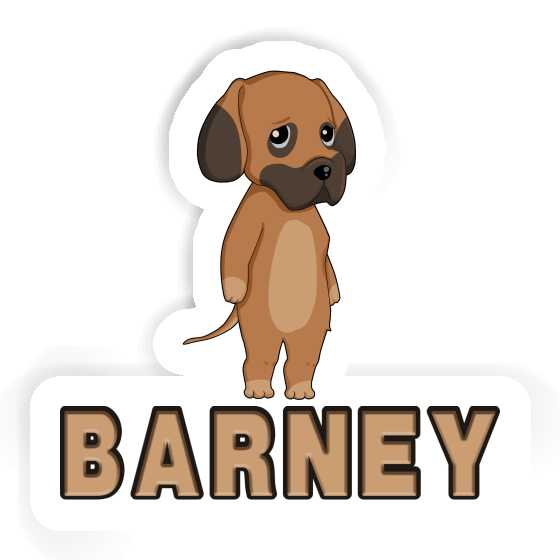 German Mastiff Sticker Barney Laptop Image