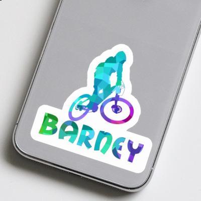 Barney Sticker Downhiller Image