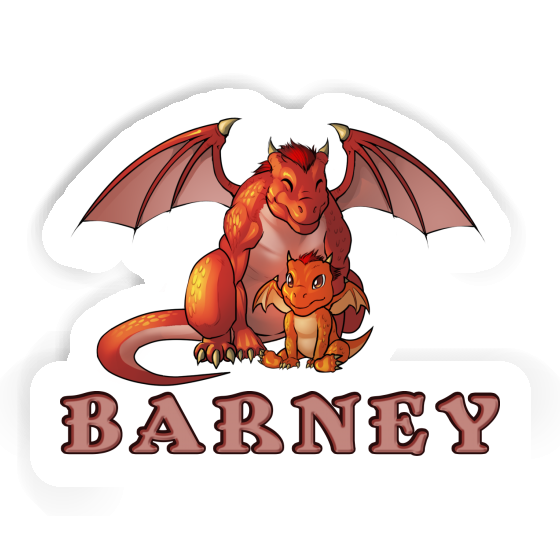 Sticker Dragon Barney Laptop Image