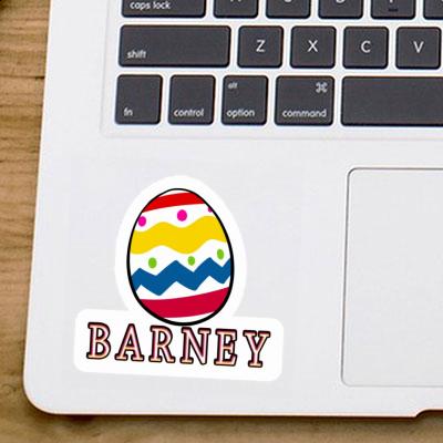 Sticker Easter Egg Barney Image