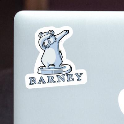 Polar Bear Sticker Barney Image