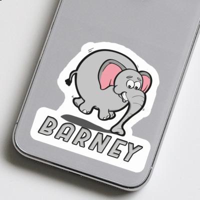 Autocollant Barney Éléphant Gift package Image