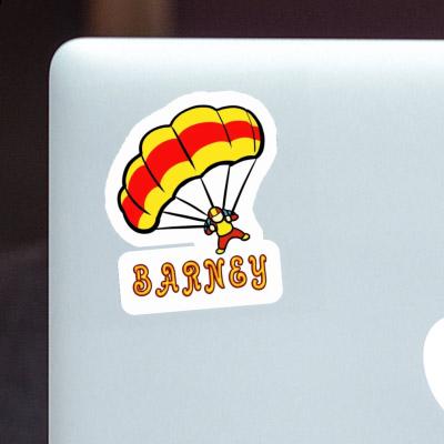 Sticker Barney Parachute Laptop Image