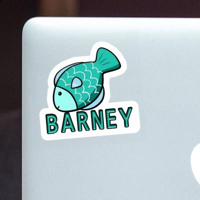 Fish Sticker Barney Notebook Image