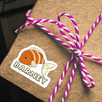 Sticker Barney Fish Notebook Image