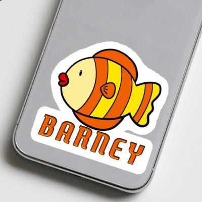 Barney Autocollant Poisson Image