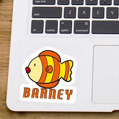 Fish Sticker Barney Notebook Image