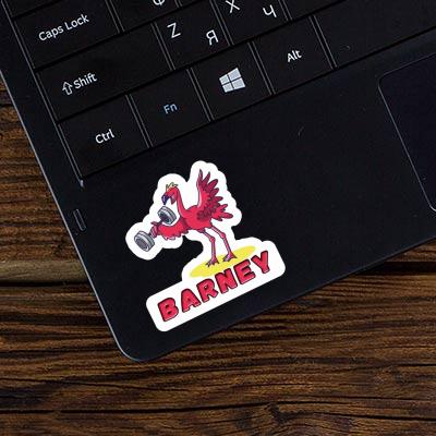 Weight Lifter Sticker Barney Gift package Image