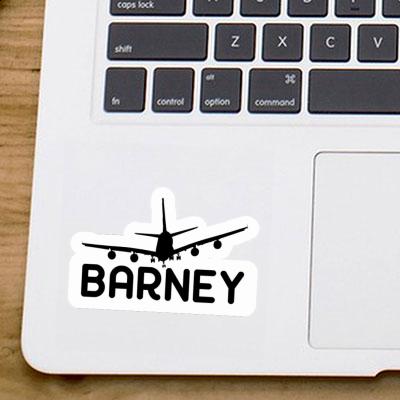 Sticker Barney Airplane Gift package Image