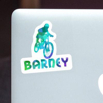 Barney Sticker Freeride Biker Notebook Image