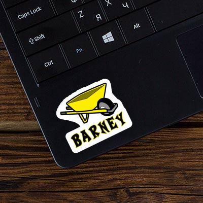 Autocollant Barney Brouette Laptop Image