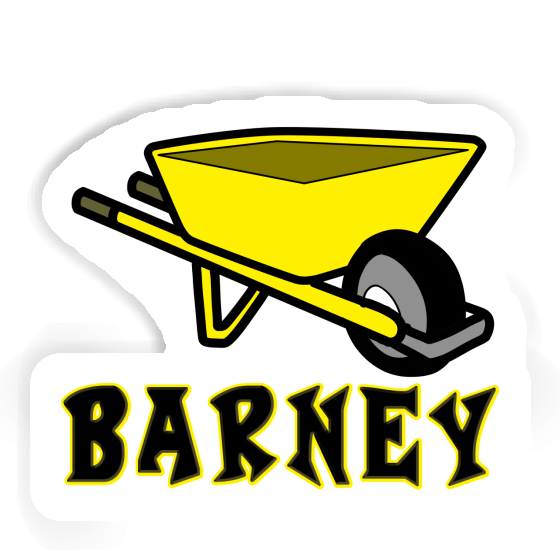 Sticker Schubkarre Barney Notebook Image