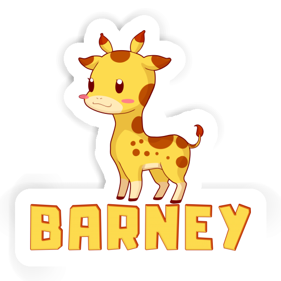 Sticker Barney Giraffe Gift package Image